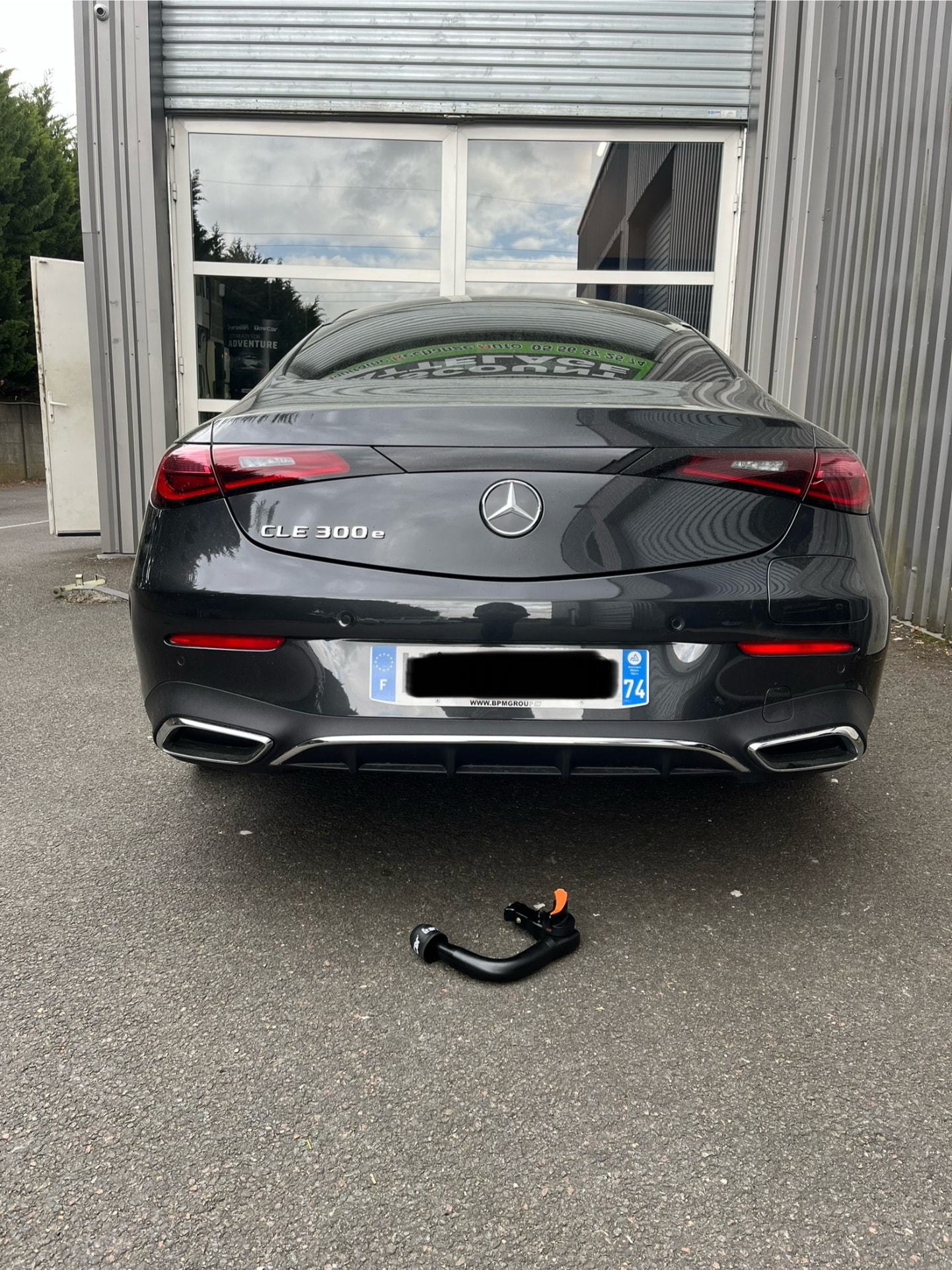 Mercedes CLE Coupé 2023 – avant la pose de l'attelage – pose attelage Bordeaux | Aquitaine Rechange Auto