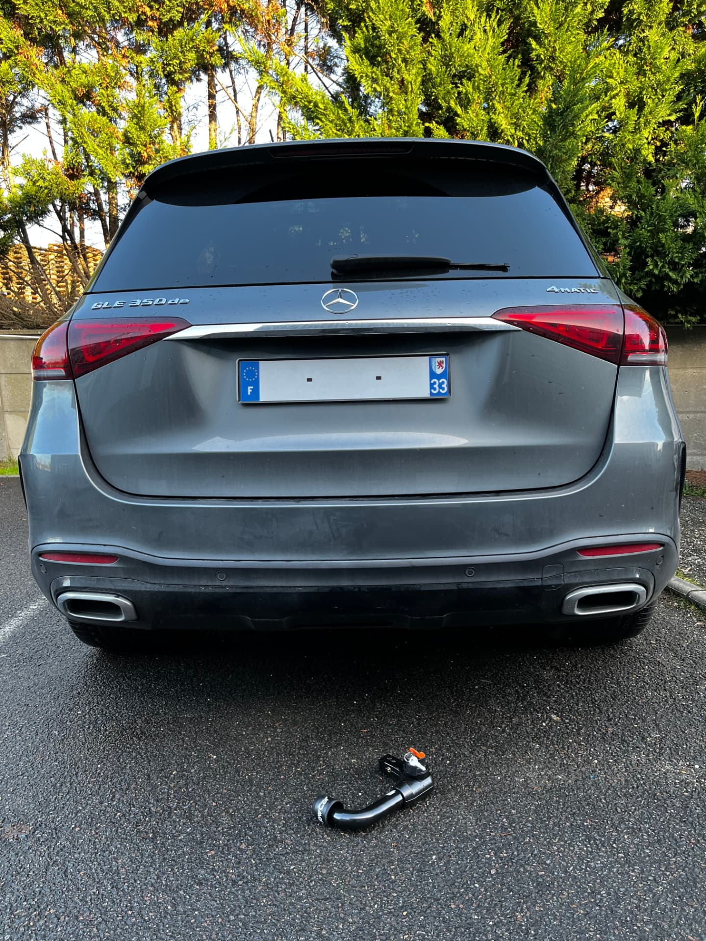 Mercedes GLE W167 2018 – avant la pose de l'attelage – pose attelage Bordeaux | Aquitaine Rechange Auto