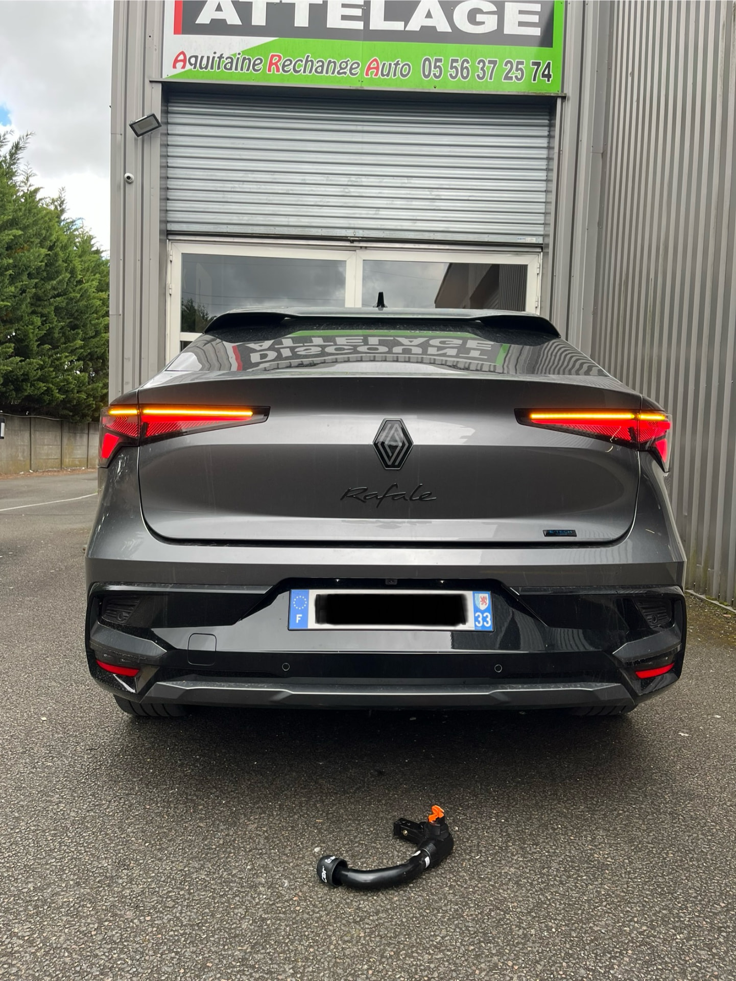 Renault Rafale 2024 – avant la pose de l'attelage – pose attelage Bordeaux | Aquitaine Rechange Auto