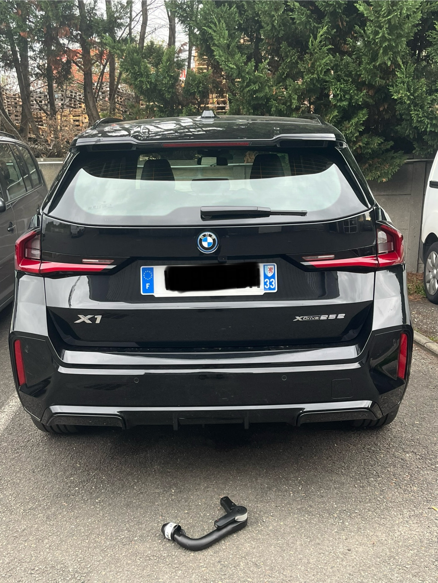 BMW X1 2022 – avant la pose de l'attelage – pose attelage Bordeaux | Aquitaine Rechange Auto